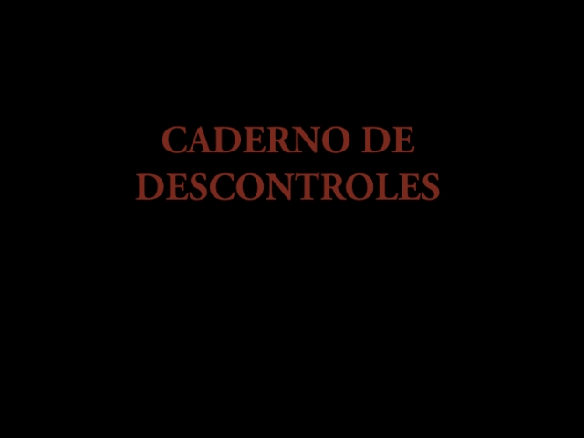 Caderno de Descontroles Fátima Roque